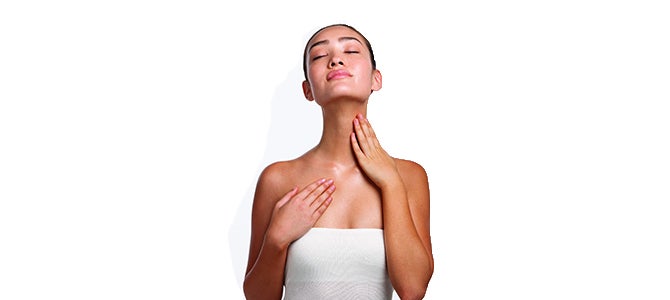 How Your Neck and Décolleté Reveal Your Age A woman's well cared for neck and décolleté
